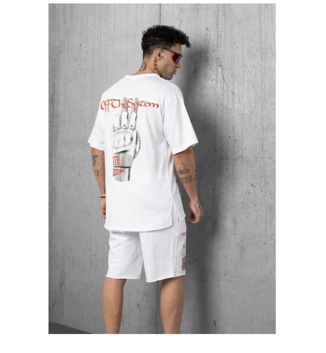 Off the system tee - White