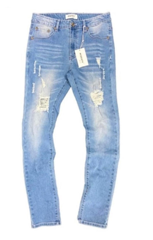 MS-13192 Stretch Jeans M.Blue