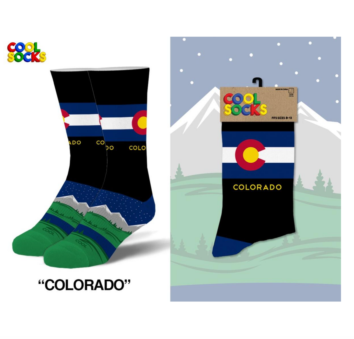 ODD SOX Colorado Crew Socks