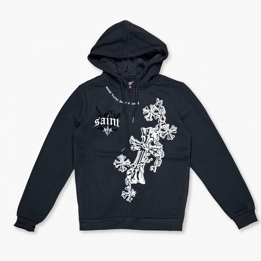 Saint Zip Up - Black