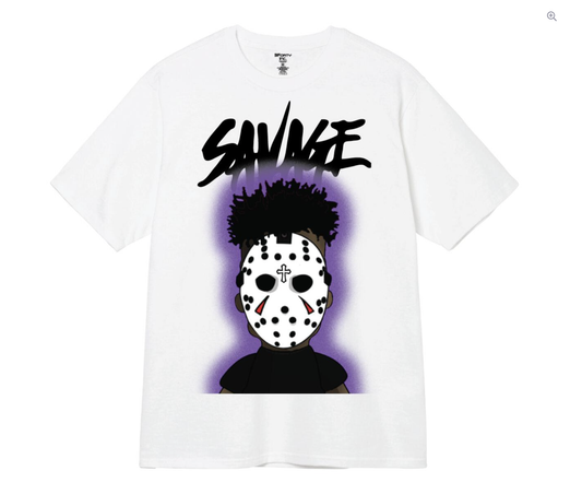 3172- WHITE- SAVAGE MASK