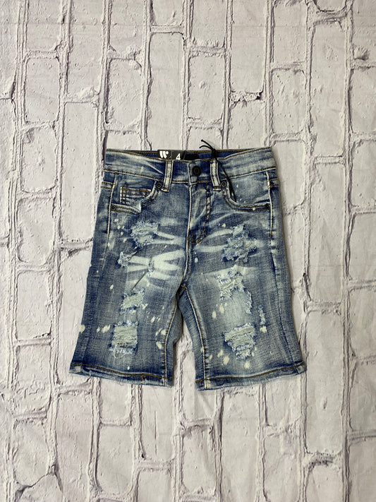 BU8BM7303D- Blue Light Stone Shorts