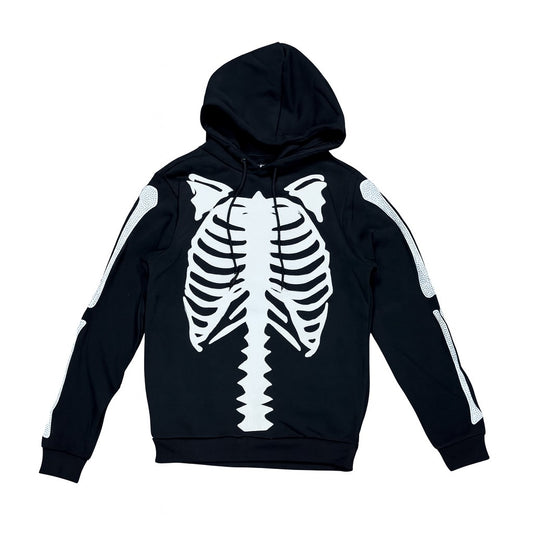 Skeleton Hoodie - Black