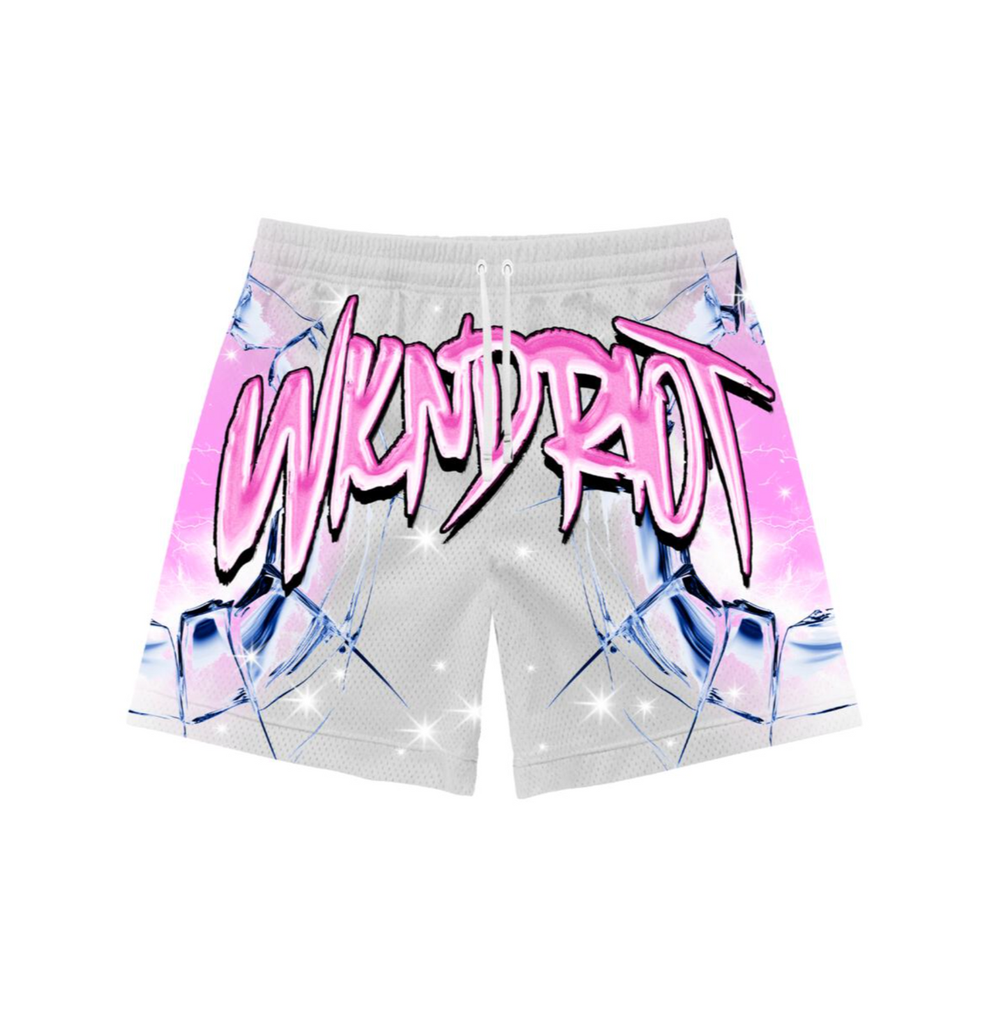 Glass Eye Shorts - White