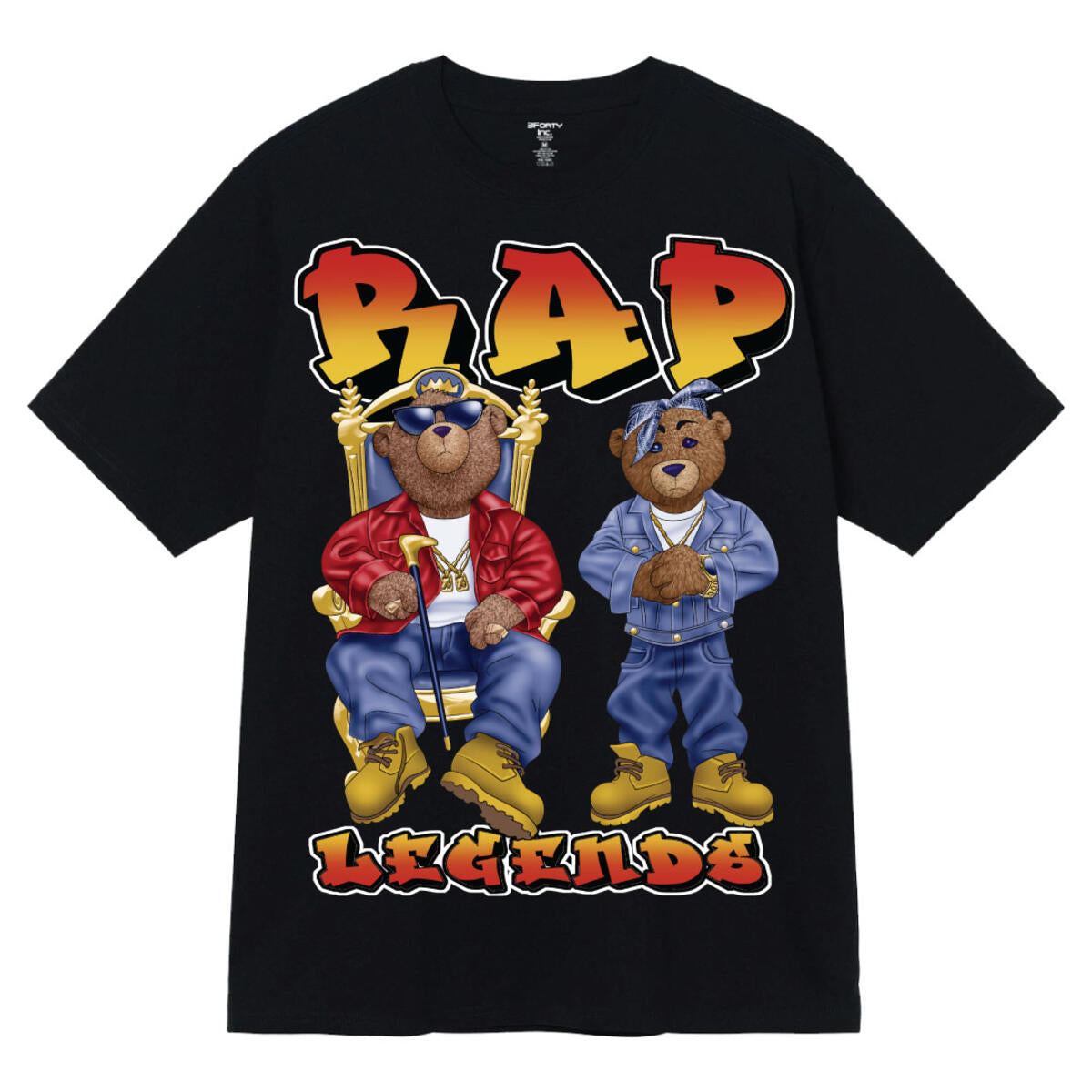 Rap Legends Black T-shirt