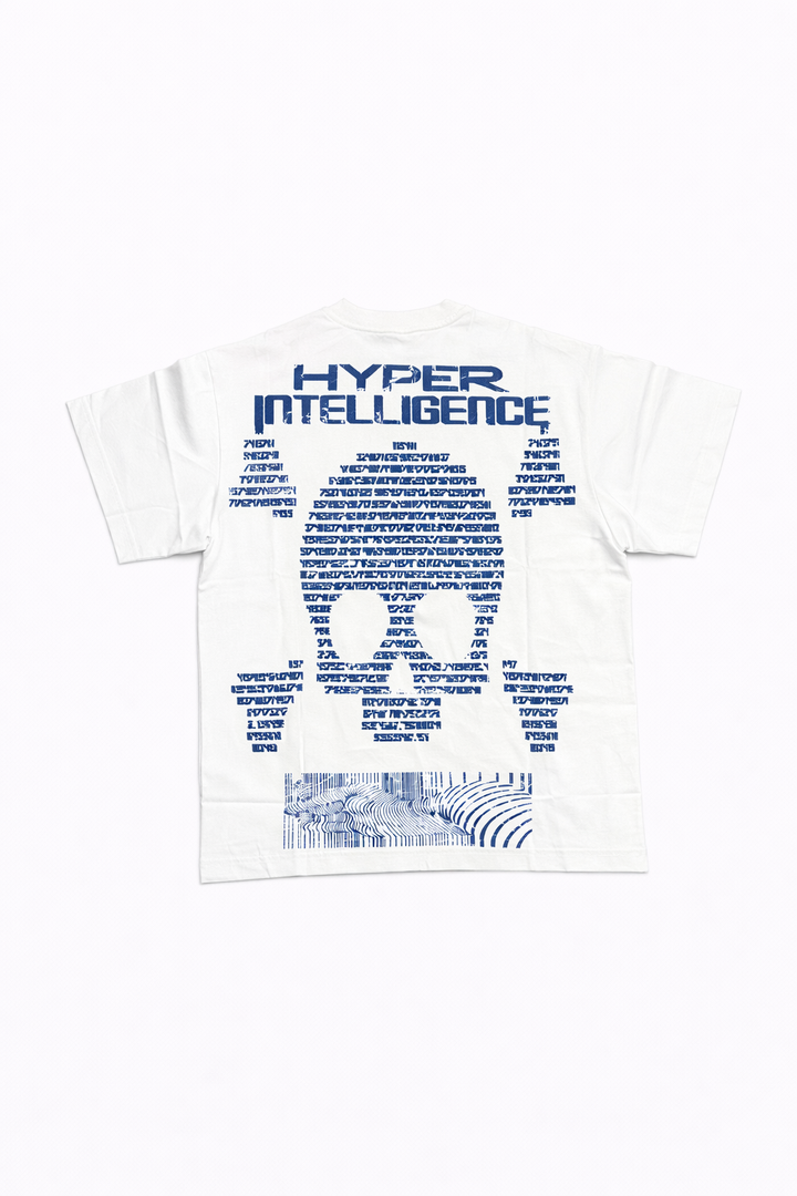 Hyper Intelligence Graphic Tee - White