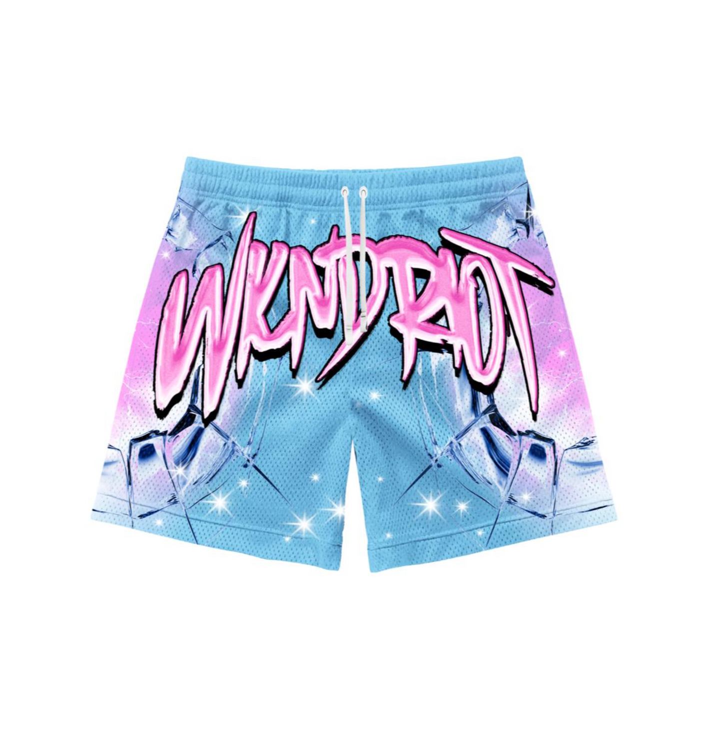 Glass Eye Shorts - Baby blue