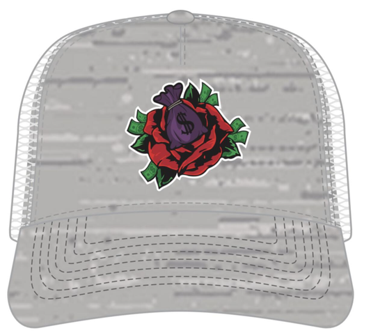 Rose Money Trucker - TN5331B - Grey