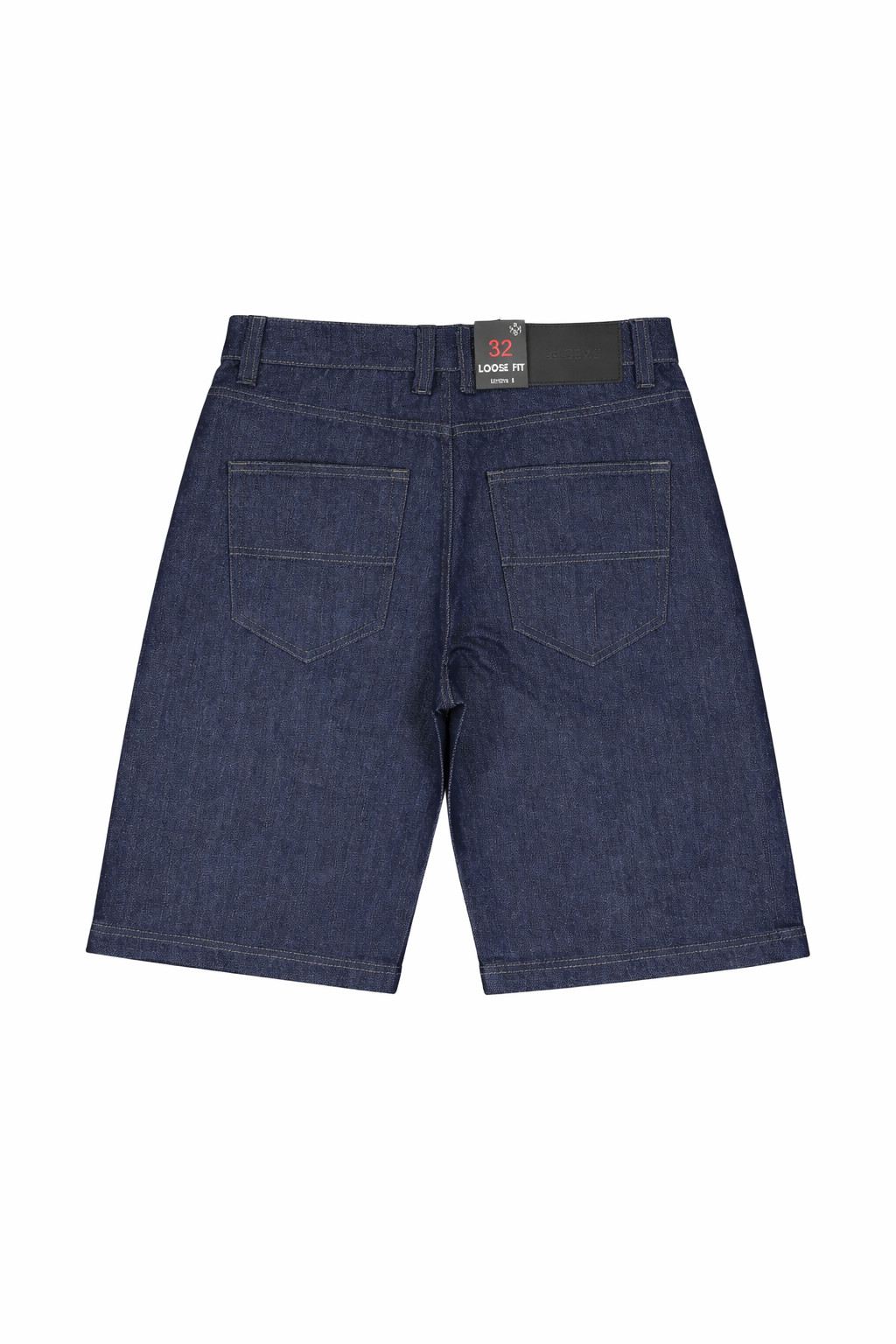 Blank Denim Shorts - Blue