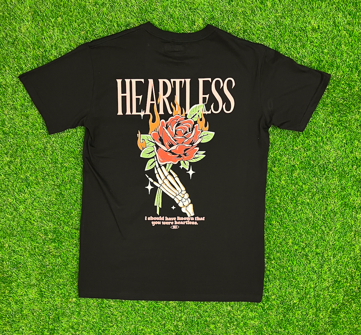 Heartless Flower Black t-shirt