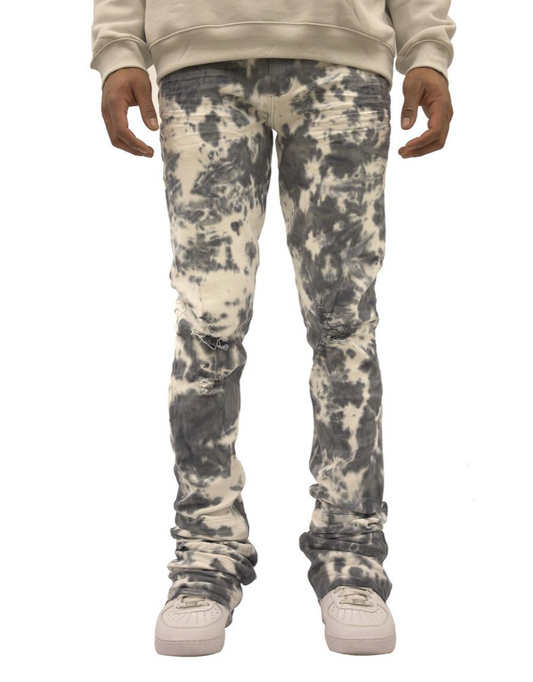 Doctrine Denim Gray Pacific Stacked Jeans