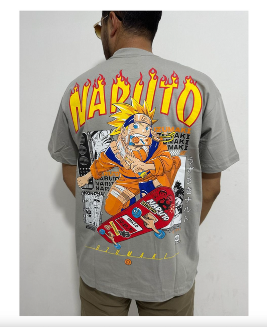 Naruto T-Shirt (BUP2059 Light Gray)