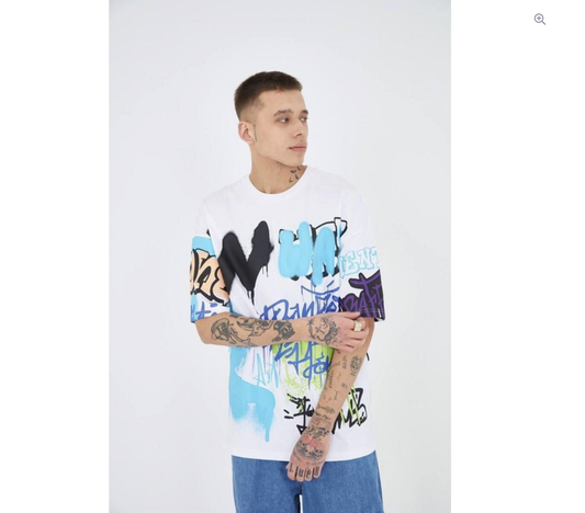 Bergiss Graffiti Shirt - White