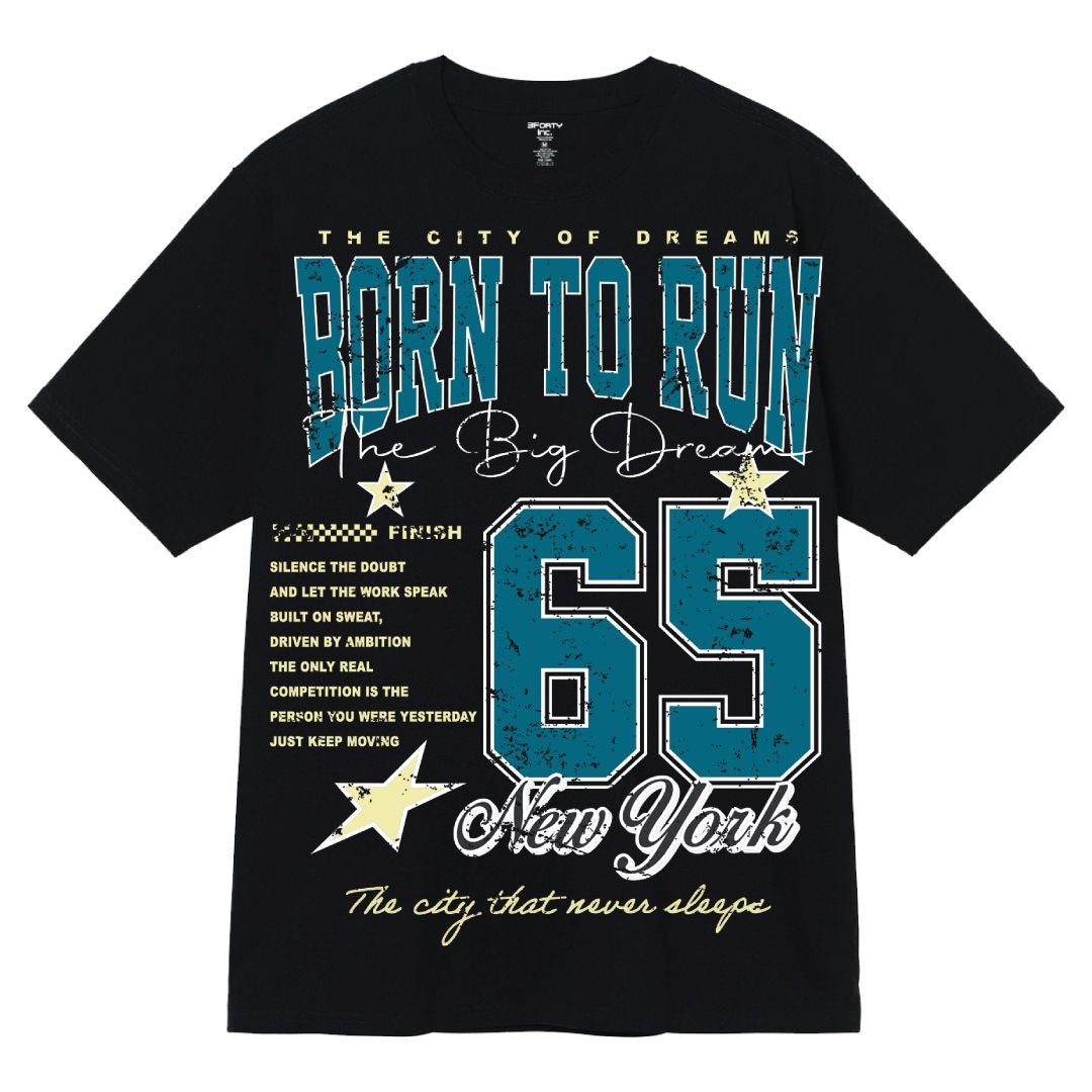 BORN TO RUN PRINTED TEE