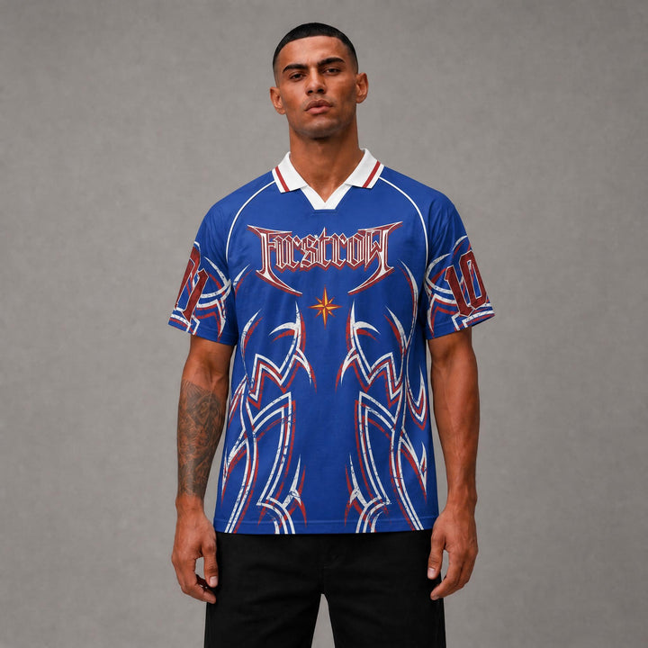 AXIS OF FLAME SHORT SLV SPORTS JERSEY