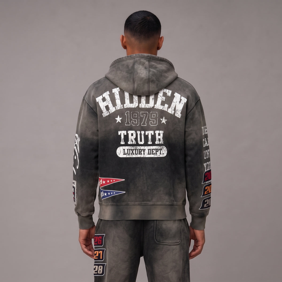 All Over Graphic Hoodie - Men's Streetwear Hoodie