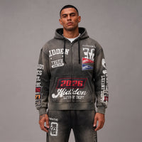 All Over Graphic Hoodie - Men's Streetwear Hoodie