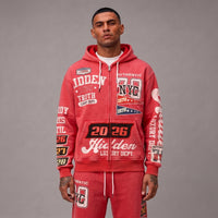 All Over Graphic Hoodie - Men's Streetwear Hoodie
