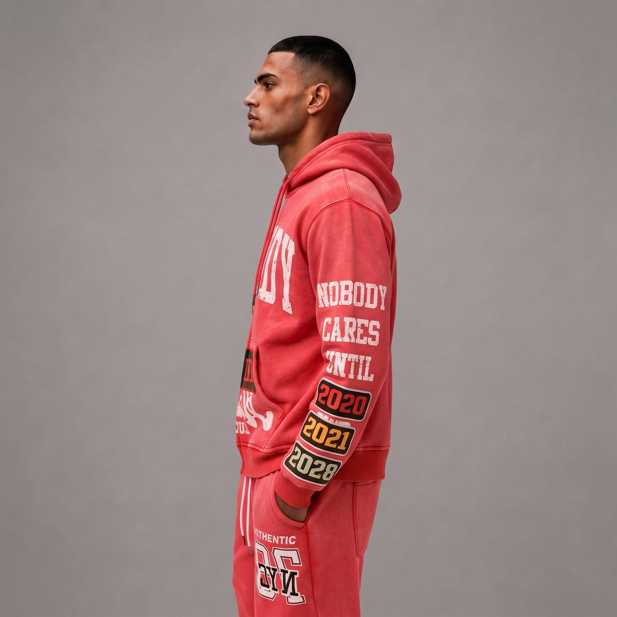 All Over Graphic Hoodie - Men's Streetwear Hoodie