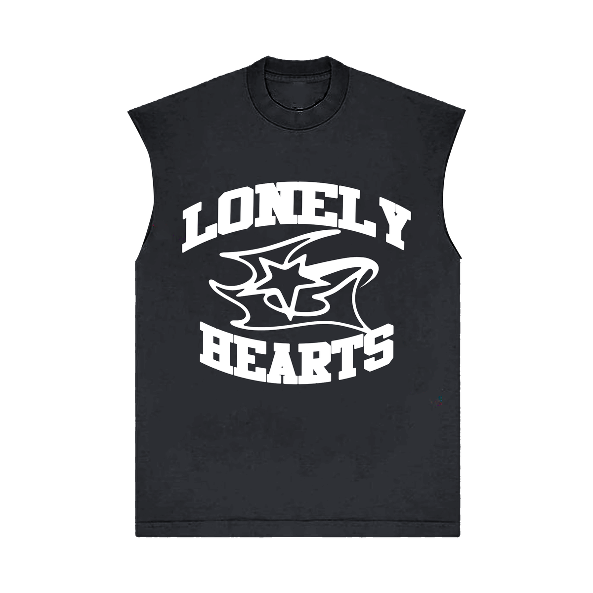 "All Star" Sleeveless Tee - Black