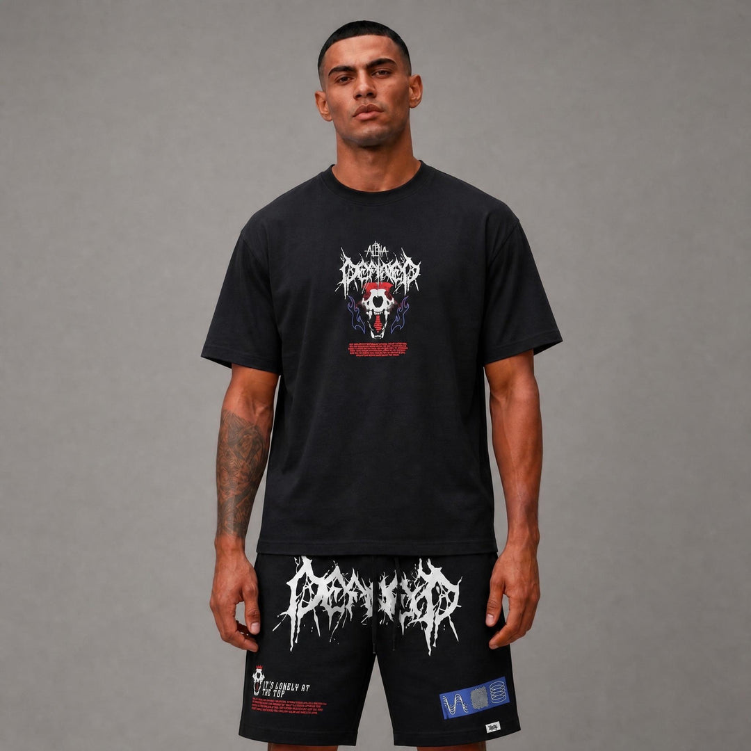 Alpha Defined Tee - Black