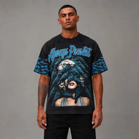 Always Present Raven Portrait Tee - Men's Graphic Streetwear T-Shirt