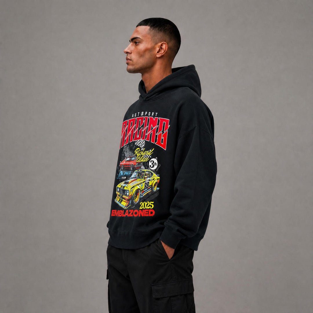 Autosport Racing Hoodie - Black
