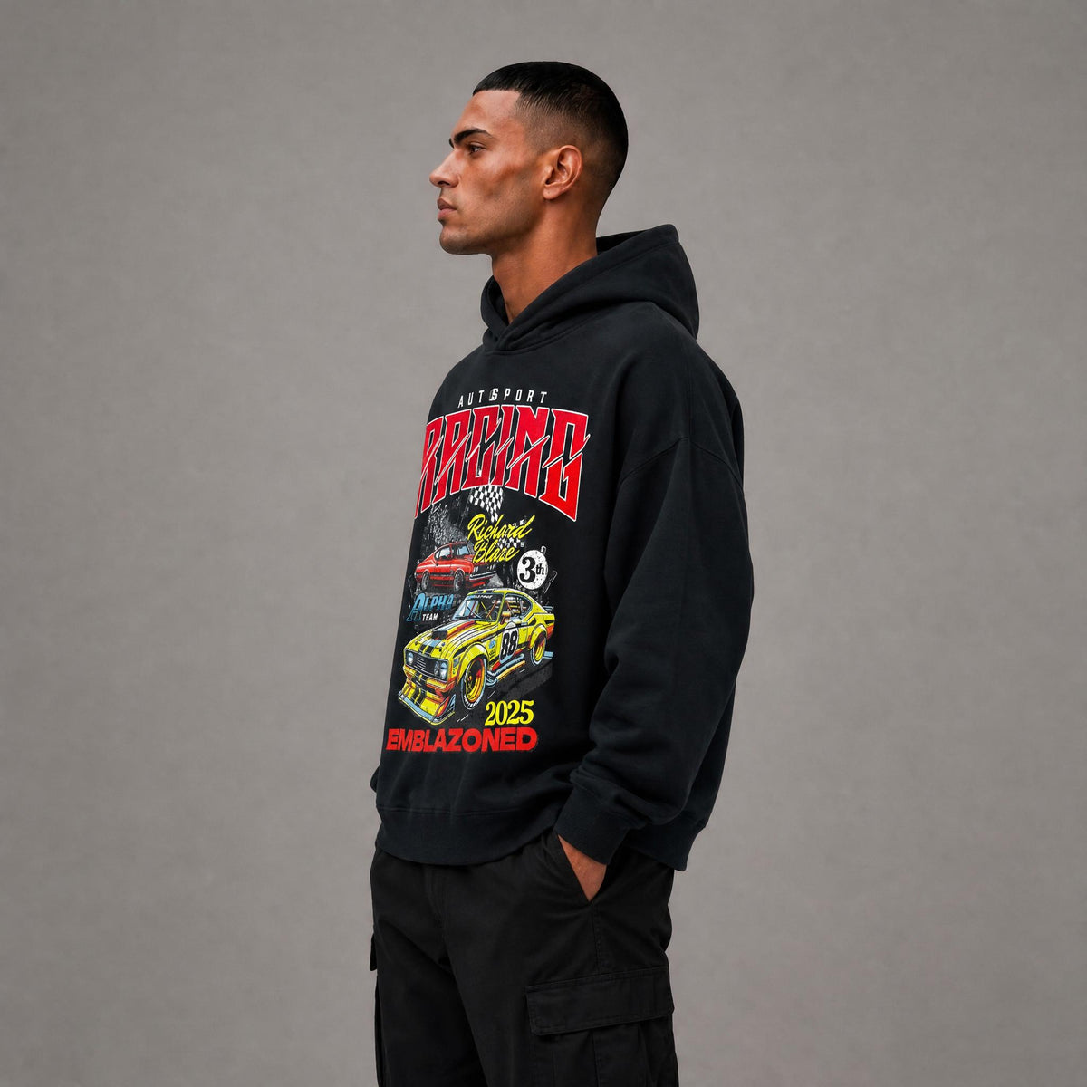 Autosport Racing Hoodie - Black