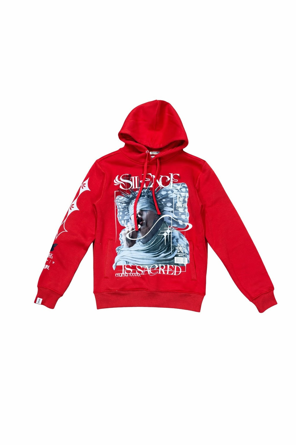 Silence Is Sacred Hoodie - Red