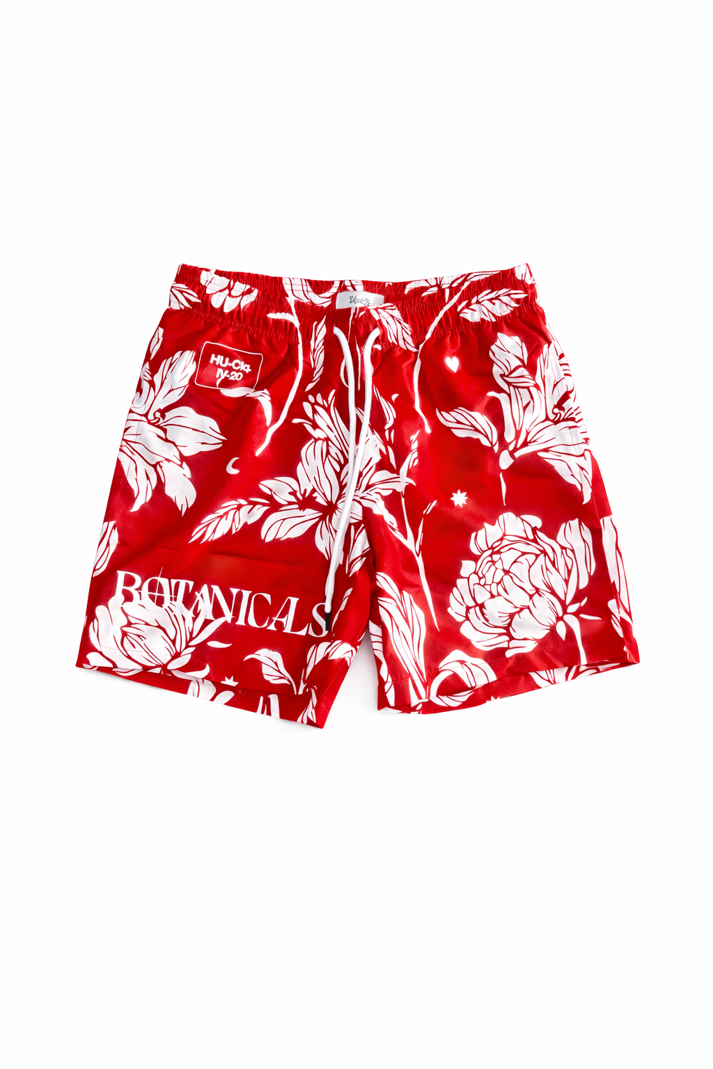Highly Curated Nylon Shorts - Red