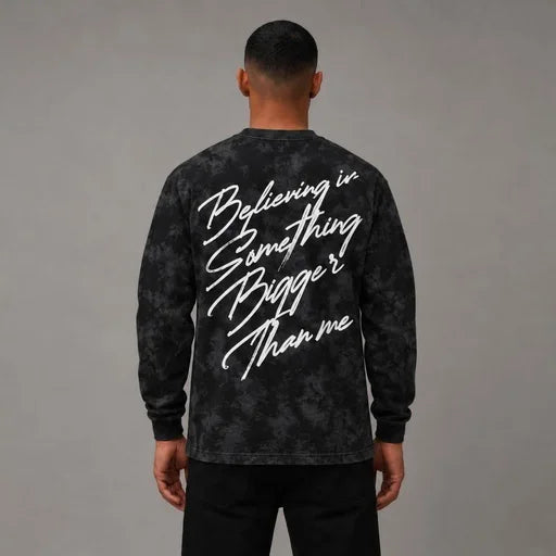 Believing In Something Sweatshirt - Men's Graphic Streetwear Sweatshirt