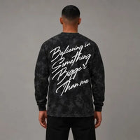 Believing In Something Sweatshirt - Men's Graphic Streetwear Sweatshirt