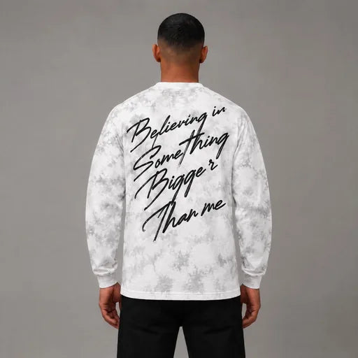Believing In Something Sweatshirt - Men's Graphic Streetwear Sweatshirt