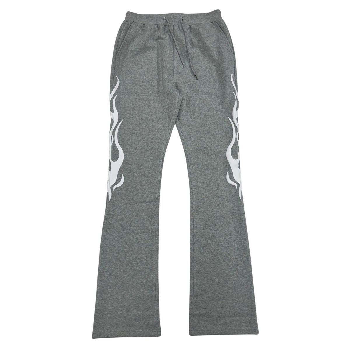 Flare Flames Sweatpants - Grey