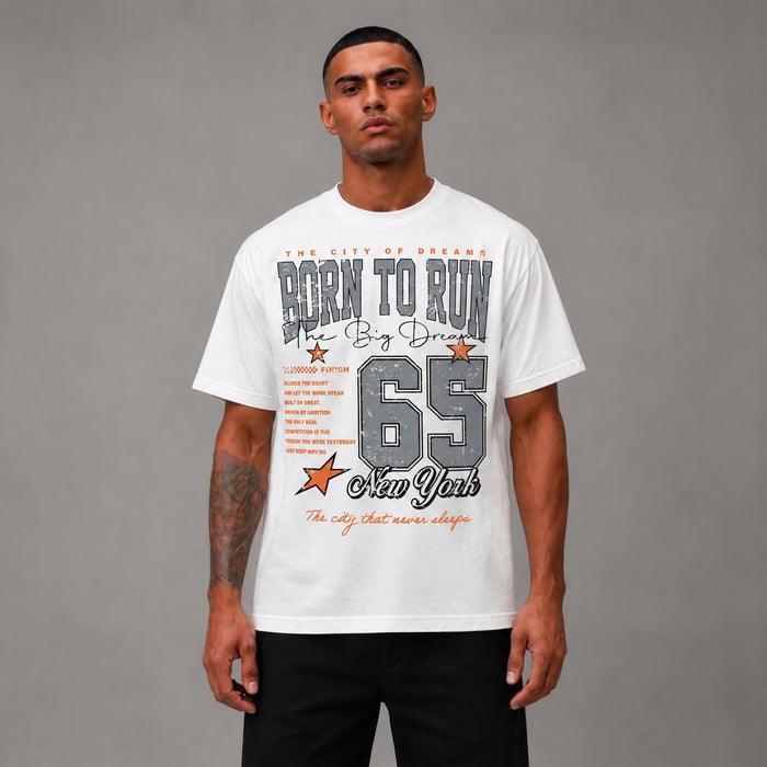 BORN TO RUN PRINTED TEE