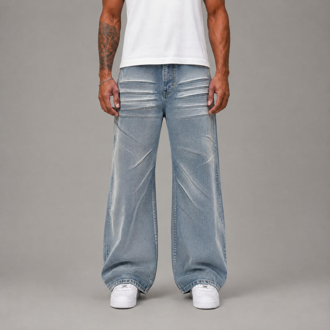 Baggy Fit Jeans - Men&