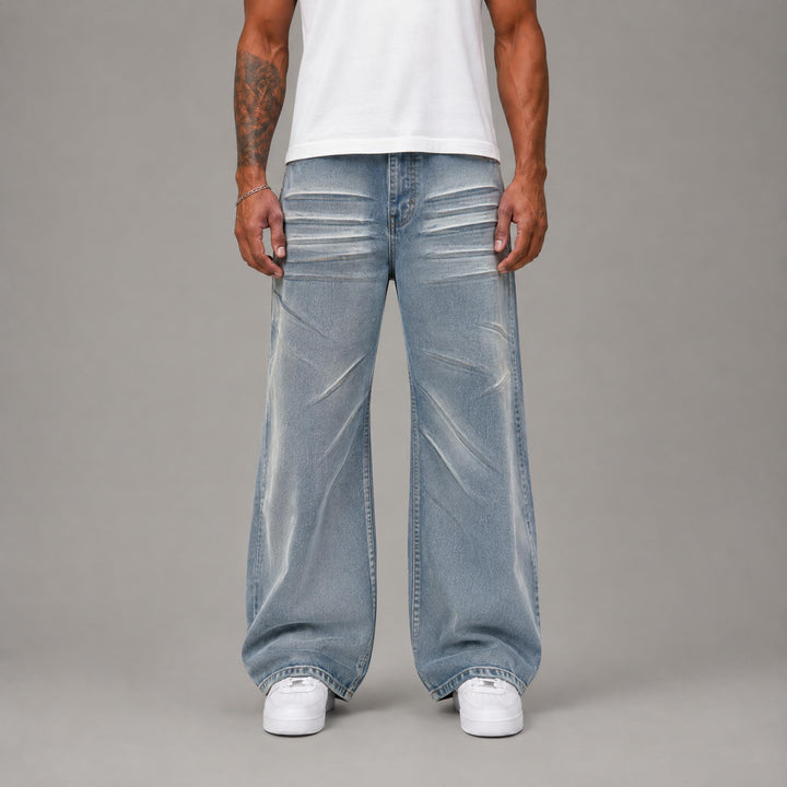 Baggy Fit Jeans - Men&