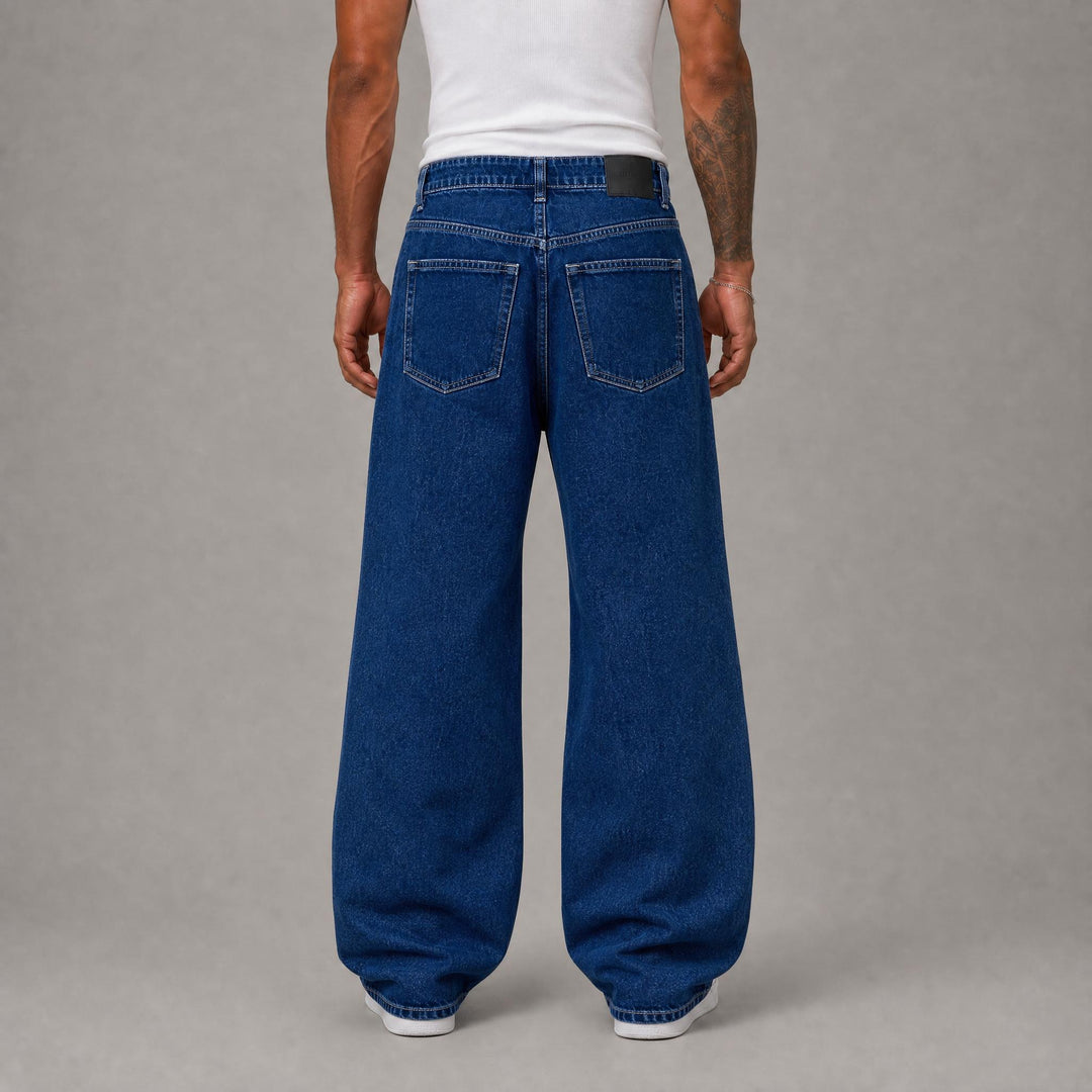 Basic Baggy Jeans - Blue
