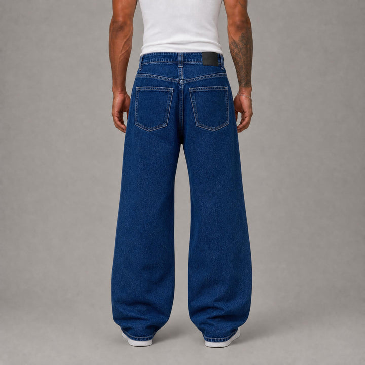 Basic Baggy Jeans - Blue