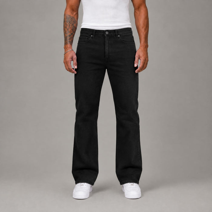 Basic Skinny Stacked Jeans - Black