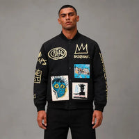 Basquiat Varsity Jacket - Men's Streetwear Varsity Jacket