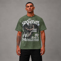 Bkys Night Gang 94 Tee - Men's Graphic Streetwear T-Shirt