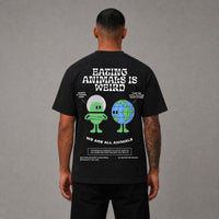 Black Eating Animals Is Weird T-shirt