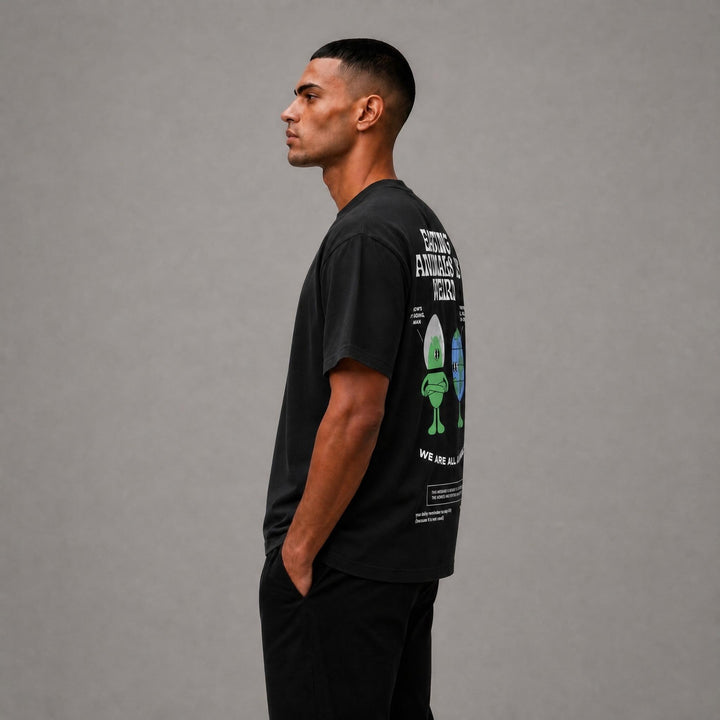 Black Eating Animals Is Weird T-shirt
