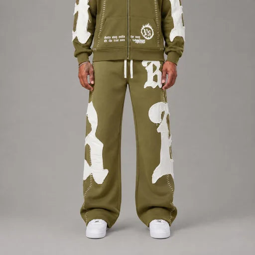 Blackletter B Sweatpants - Men's Graphic Streetwear Sweatpants