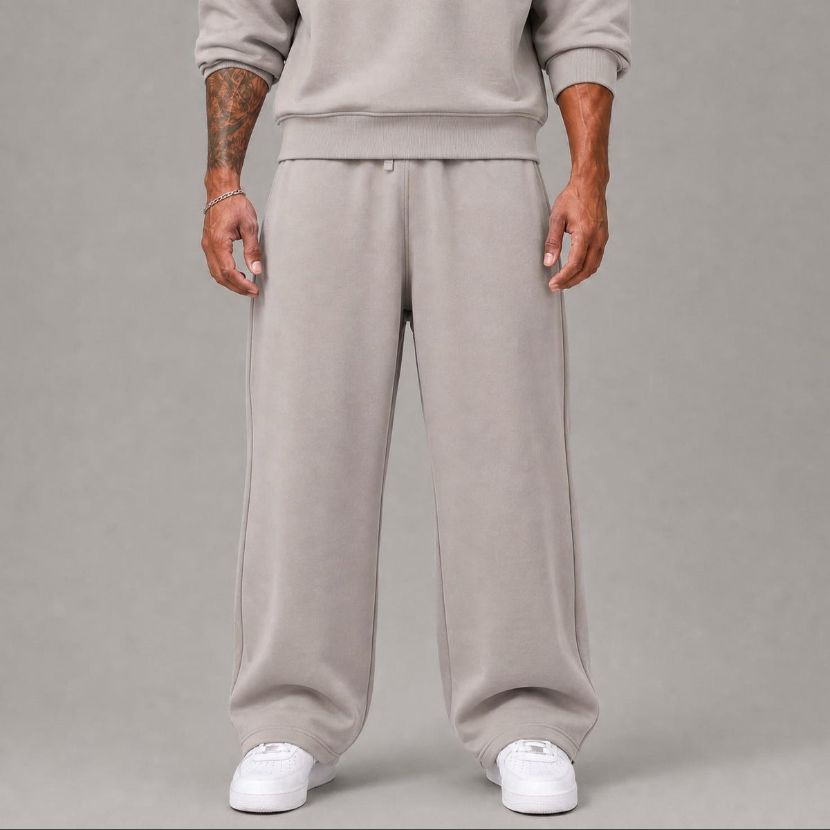Blank Baggy Sweats - Taupe