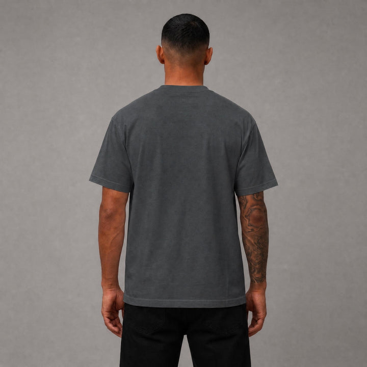 Born To Run Graphic Tee - Charcoal