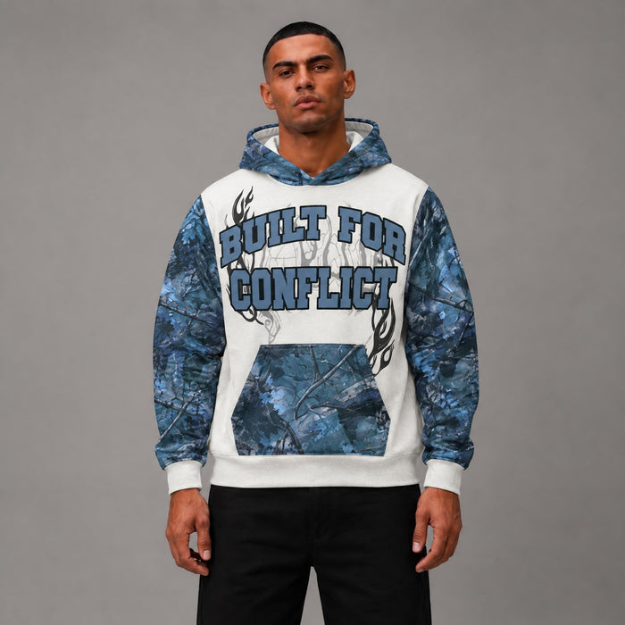Built For Conflict Hoodie - Men's Graphic Streetwear Hoodie