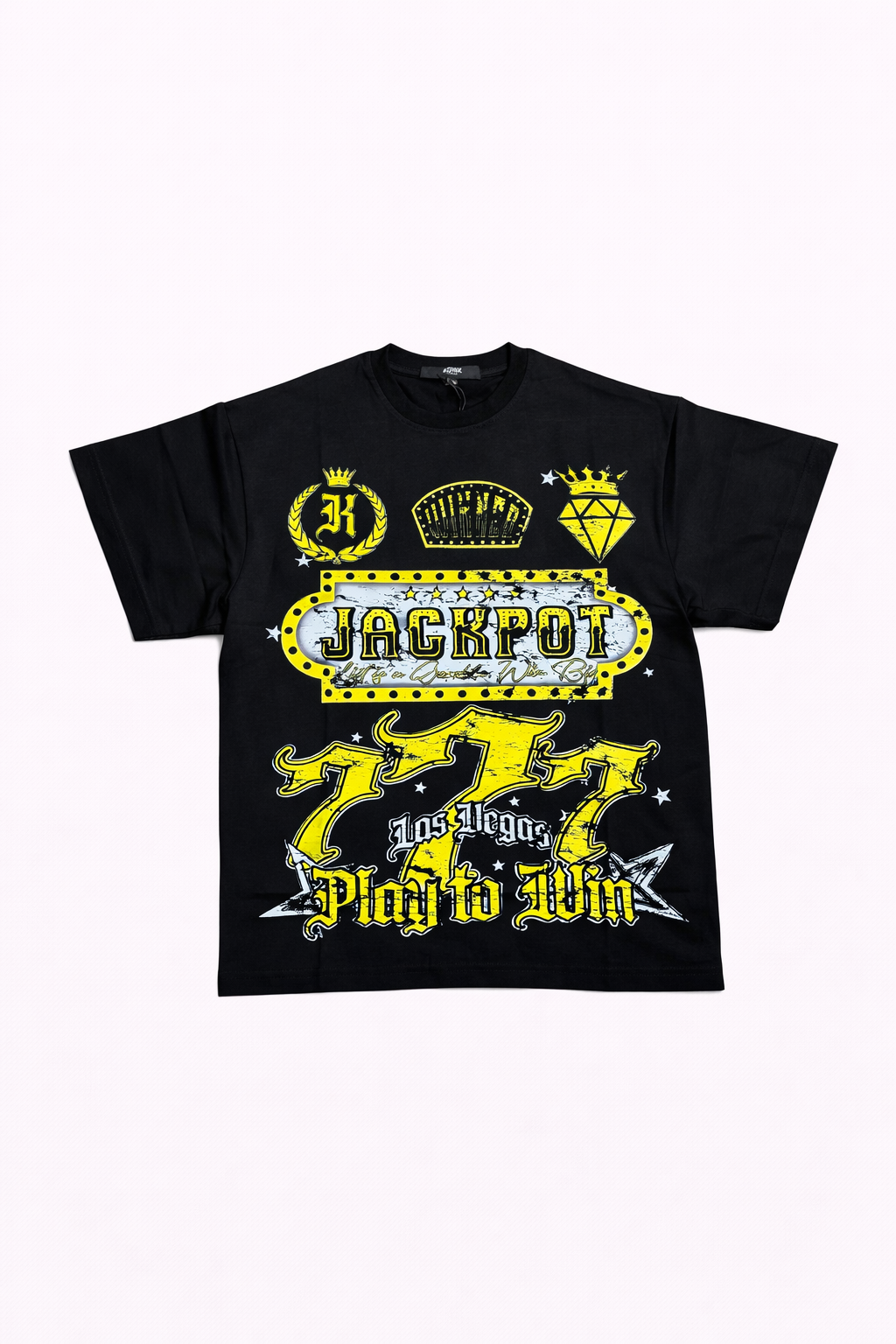Jackpot Graphic Tee - Black