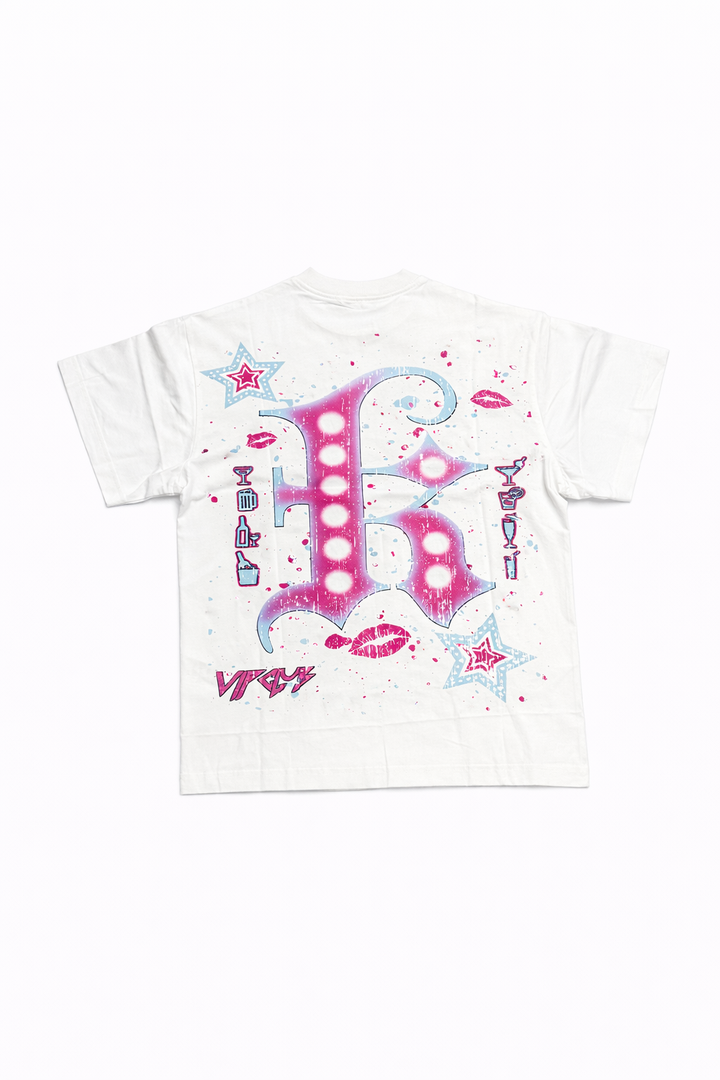 VIP Club Graphic Tee - White